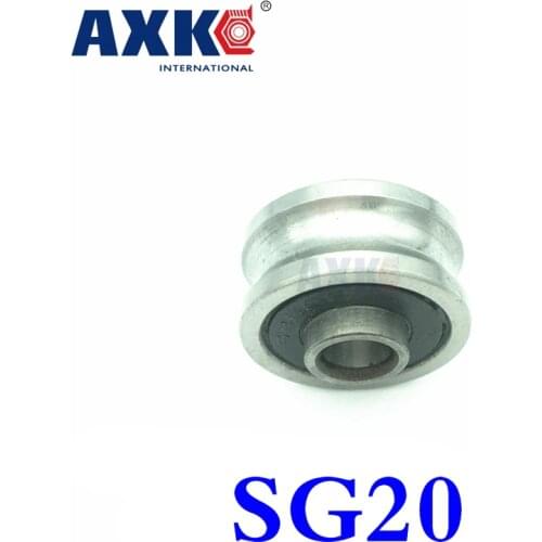 Cnc Router Parts AXK Axk 10pcs Sg20 U Groove Bearing 6x24x11 Mm Double Row Sealed Ball For 8mm Linear Guide Rail Sg6rs Sg20rs