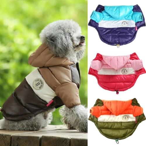 Winter Pet Clothes For Dogs Puppy Pet Warm Down Jacket Waterproof Coat For Small Medium Dogs Chihuahua French Bulldog Clothing