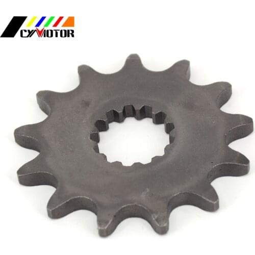 13T 14T Front Engine Chain Sprocket For WRF YZF YZ MX TDR TZR MT EN EX KLE GS TT DT XT 250 400 450 500 650 800 R3 Versys