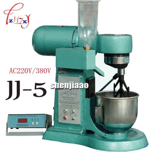 AC 220v / 380v JJ-5 cement mortar mixer type Cement mortar mixer cement mixer 5L plastic sand machine