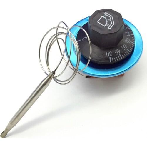 50pcs 30-110 degree Temperature Rotary switch Controller Celsius Adjustable Temperature Control Switch Thermostat 16A