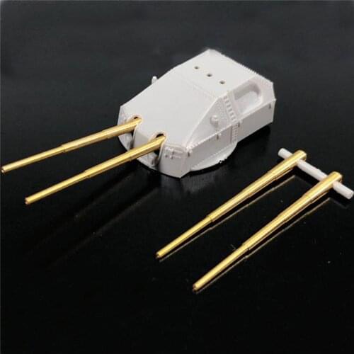 8pcs 203mm Metal Barrels Model for 1/350 Prinz Eugen Heavy Cruiser Boat Battleship Model Parts Accessories