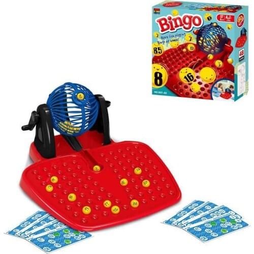 Bingo Tumbler Lotto Lottery Machine 90 Numbered Balls 48 Cards Family Game Perfect Kids Gifts Funny Game Toys