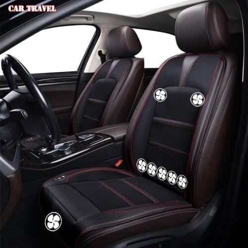 CARTRAVEL 12V Seat ventilation 1pc car seat cover for Fiat all model Linea Bravo Ottimo Viaggio punto Perla summer Pad Cushion