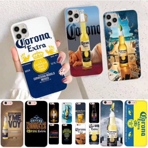 YNDFCNB Corona Extra beer Phone Case for iPhone 11 12 pro XS MAX 8 7 6 6S Plus X 5S SE 2020 XR case