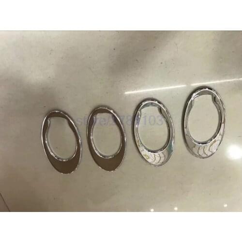 For NISSAN NOTE hatchback 2017 e-Power ABS plastic chrome plated interior inner door handle cup bowl trim