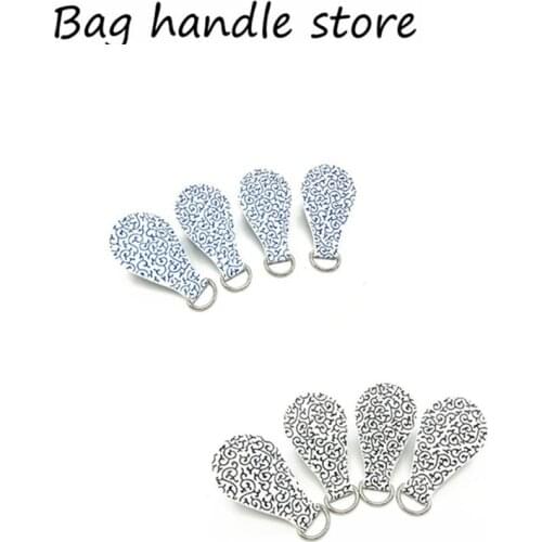 Edge Painting 2 Pair 4 Pc Shiny Drop End for Obag Handle PU Drop Attachment for O Bag Obasket Handle Part
