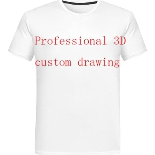 Men’s new custom 3D printed T-shirt shorts, factory direct sales custom 3D printed women’s t-shirts custom S-6XL men’s shirt