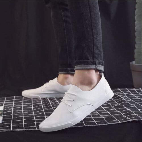 2021 Spring Autumn Fashion Shoes Men Footwear Black White Shoes Brand Mens Casual Shoes Soft Comfortable A3526