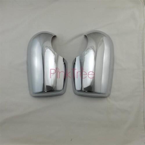 For Ford Transit Tourneo 2000-2014 Chrome Side Wing Door Rearview Mirror Cover Trim Car Styling Accessories