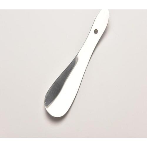 New 1PCS 18.8cm Silver Color Professional Stainless Steel Metal Shoe Horn Spoon Shoehorn Shoe Lifter
