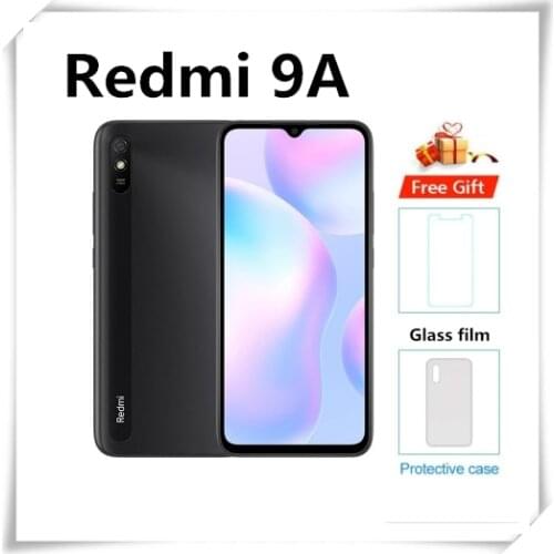 Original Xiaomi Redmi 9A Mobile Phone 4GB RAM 64GB ROM Andraoid 10 MTK Helio G25 Octa Core 6.53" 5000mAh 13MP Camera Smartphone
