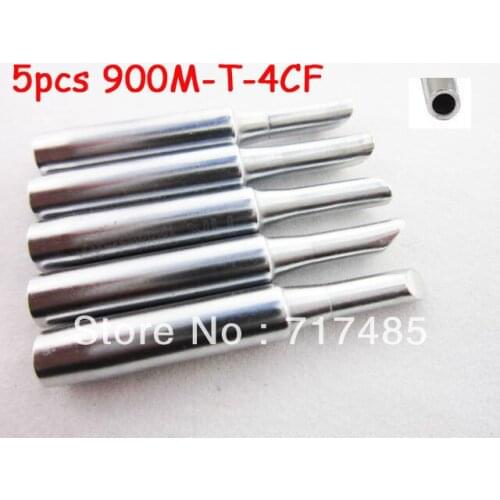 Soldering Solder Iron Tips 5 Pcs 900M-T-4CF 4mm Bevel Diameter