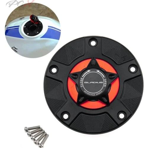 SFV 650 Gas Fuel Tank Cap for SFV650 Gladius 2009-2012 Motorcycle CNC Quick Release Cover