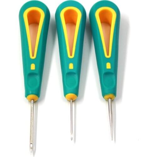 DIY Leather Tip Awl Sewing Hole Awl Leather Crochet Hooks Craft Drills Needles DIY Leather Craftwork Supplies Tools