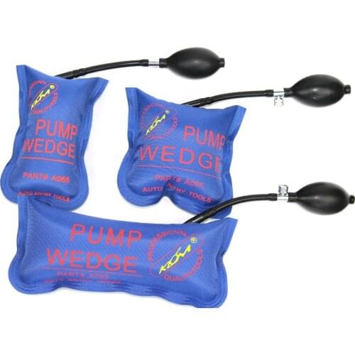 Locksmith Supplies PUMP WEDGE LOCKSMITH TOOLS Auto Air Wedge Airbag Lock Pick Set Open Car Door Lock S M L Size