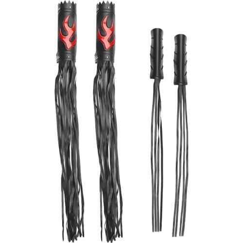 Universal Motorcycle Synthetic Leather Handlebar Tassel Fringe Grip Cover Lever Tassel Fringes Cover Decoration 1set