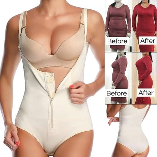 Women Waist Trainer Latex Bodysuit Body Shaper Slimmer Push Up Butt Lift Compression Seamless Faja Shapewear String Belly Flat