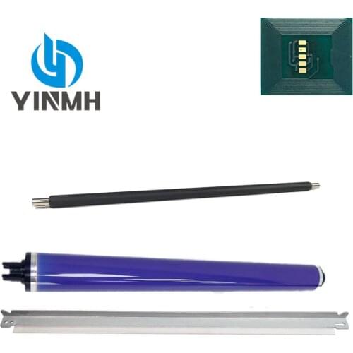 1sets new PCR Charge Roller+013R00664 Drum Chip+Color Cleaning Blade+OPC Drum for Xerox 550 560 570 C60 C70
