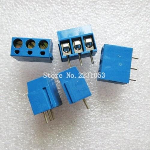 10PCS/LOT Terminals KF300-5.0-3P KF300-3P 250V 16A Screw 2Pin 5.0mm Straight Pin PCB Screw Terminal Block Connector 14-22A WG