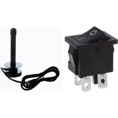 10 Pcs x 4 Pin On-Off 2 Position DPST Boat Rocker Switches with Black 25 DBI DVB-T TV HDTV Digital Antenna