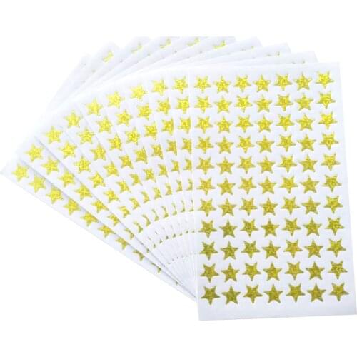 60 Sheets 4620 Counts Foil Star Stickers Reward Star Stickers Labels For Home, School, Bar, Diy And Office Decoration (gold)