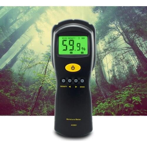 Digital hygrometer Wood Moisture Meter Tester High Precision Humidity Measuring Instrument Tool LCD display AS981