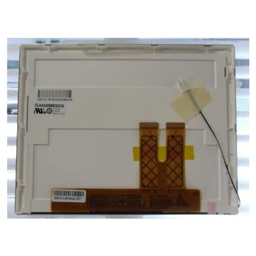 CLAA080MB0DCW car audio and video portable DVD industrial equipment 8 inch LCD screen Shenzhen spot