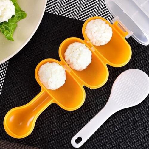 Baby Creativity Rice Ball Molds Sushi Mold Maker Diy Kitchen Sushi Rice Tools Tool Supplies Sushi Kitchen Onigiri Mold Maki Z9I6