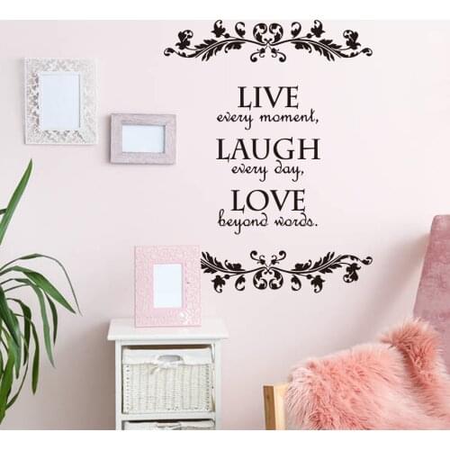 DIY English Proverbs Wall Stickers Home Office Decoration Teen Room Wall Decals on The Wall Mural Self-adhesive Wallpaper