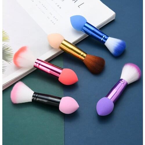 1Pcs 12cm Double Sides Professional Cheap Face Beauty Makeup Cosmetic Tool Product Foundation Blush Brush Make Up Sponge Puff