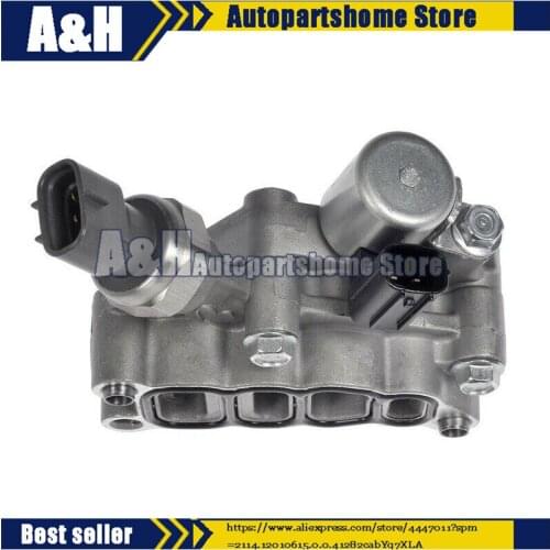 DWCX Car Vtec Solenoid Spool Valve W/Gasket 15810-RKB-J01 Fit for Honda Pilot FWD Accord Odyssey