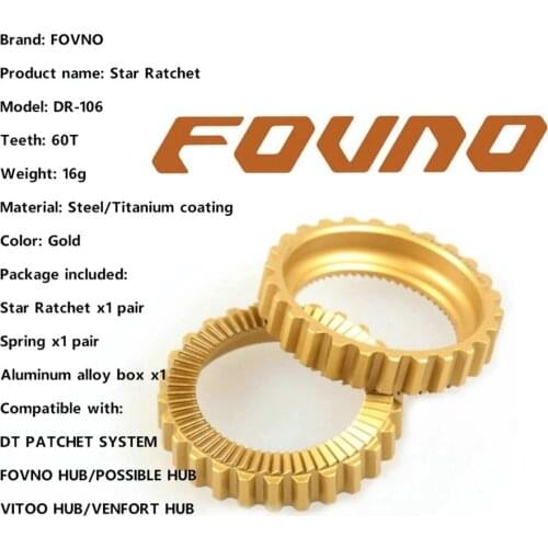 FOVNO Bicycle Hub Star Ratchet 60T Bike Hub Service Kit Ratchet For DT Swiss Patchet System Freehub Repair Tool Bike Accessories