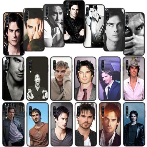 Ian Somerhalder Soft Cover Case for Samsung Galaxy Note 8 9 A01 A60 M10 M20 M30 M40 M30S S8 S9 Plus