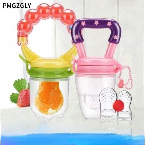 1Pcs Fresh Food Nibbler Baby Pacifiers Feeder Kids Fruit Feeder Nipples Feeding Safe Baby Supplies Nipple Teat Pacifier Bottles