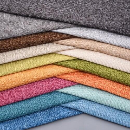 Nordic Solid Color Polyester Fabric Handmade DIY Home Soft Comfortable Hanging Pillow Sofa Cover Handmade Bag Fabrics Sewing