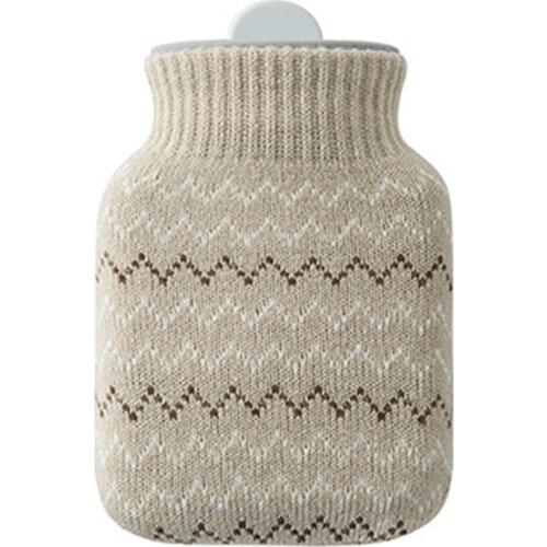 Portable Winter Warm Hot Water Bottle Pain Relief Warm Cover Hand Bag