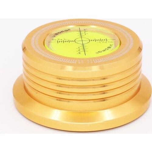 Viborg LP528G 50HZ Gold 280g Record Weight LP Disc Stabilizer Turntable Vinyl Clamp HiFi
