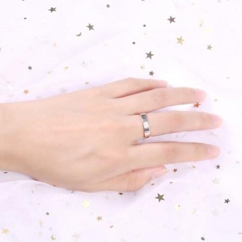 S925 Retro Thai Silver Shiny Moon Stars Smile Smiley Sterling Silver Female adjustment Opening Rings