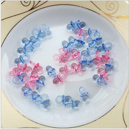 100Pcs New Baby Mini Pacifiers Feeding Dummies Soother Nipples Feeder Boys Girls birthday Decorations Wholesale