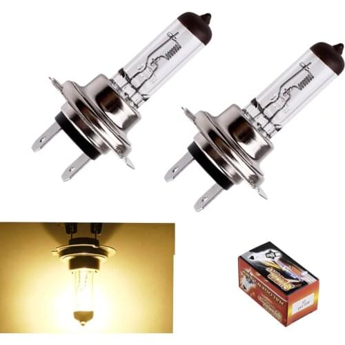 2pcs H7 24V 70W 4300K Yellow Fog Halogen Bulbs daytime light running Car Headlight Lamp car styling car light source parking