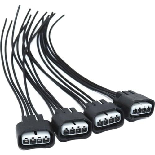 4Pcs Ignition Coil Pigtail Connector Repair Harness Kit Set for Toyota Lexus