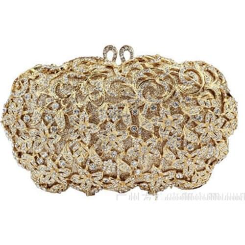 XIYUAN BRAND women gold silver blue green Diamond Evening Clutch Bag small mini bag women handbag crossbody Wedding Party Purse