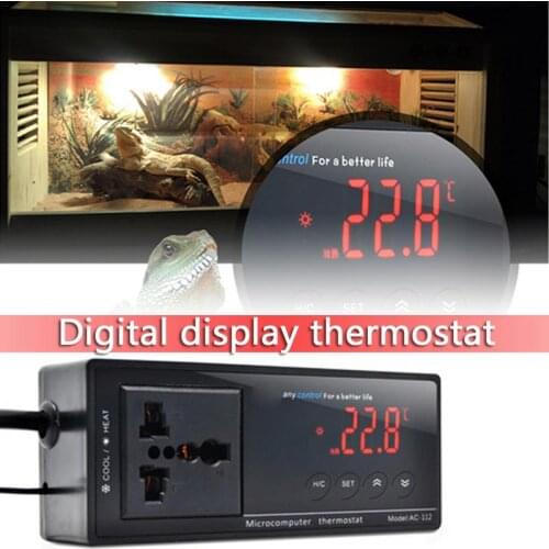 230V 10A Digital Display Aquarium Thermostat Fish Tank Temperature Controller