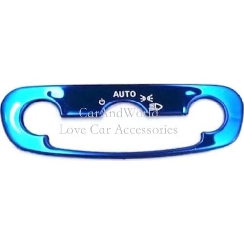 For Opel Mokka For Buick Encore 2016-2019 Interior Headlight Control Cover Fog Lamp Button Panel Trims Garnish Car Accessories