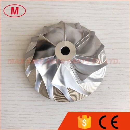 HX35 3537168 53.88/81.30 mm 7+7 blades turbo billet/milling/aluminum 2618 compressor wheel for 3539699/3539698/3539700/3590032