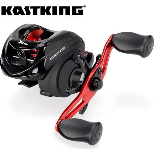 KastKing Brutus Baitcasting Fishing Reel 202g 4+1 Ball Bearings Drag Graphite Frame Magnetic Brake System Fishing Coil