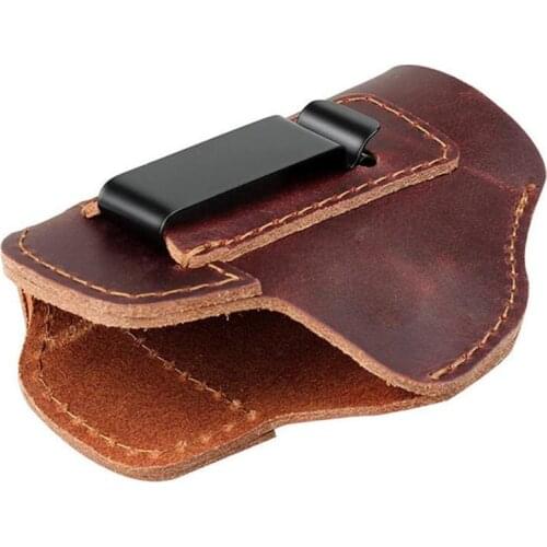 Leather IWB Concealed Carry Gun Holster For Springfield XD/XDS/XDM Sig Sauer P220 P226 P229 P239 P250 Pistols Clip Case Hunting