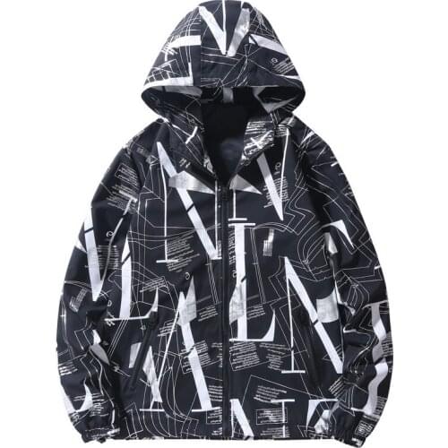 2020 Hip Hop Jacket Windbreaker Men Luminous Japan Multi Pockets Casual Track Jacket Hooded 5XL 6XL 7XL