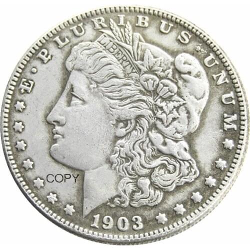 US 1903 Morgan Dollar Silver Plated Copy Coin